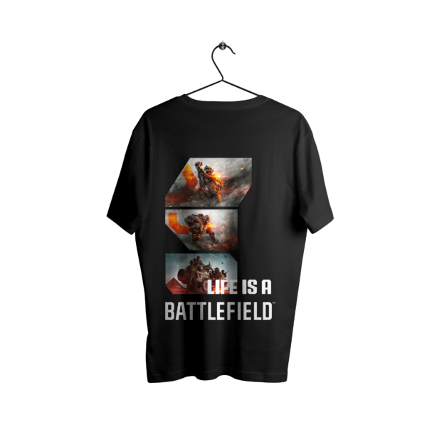Original - Life is a Battlefield - T-shirt - Image 2